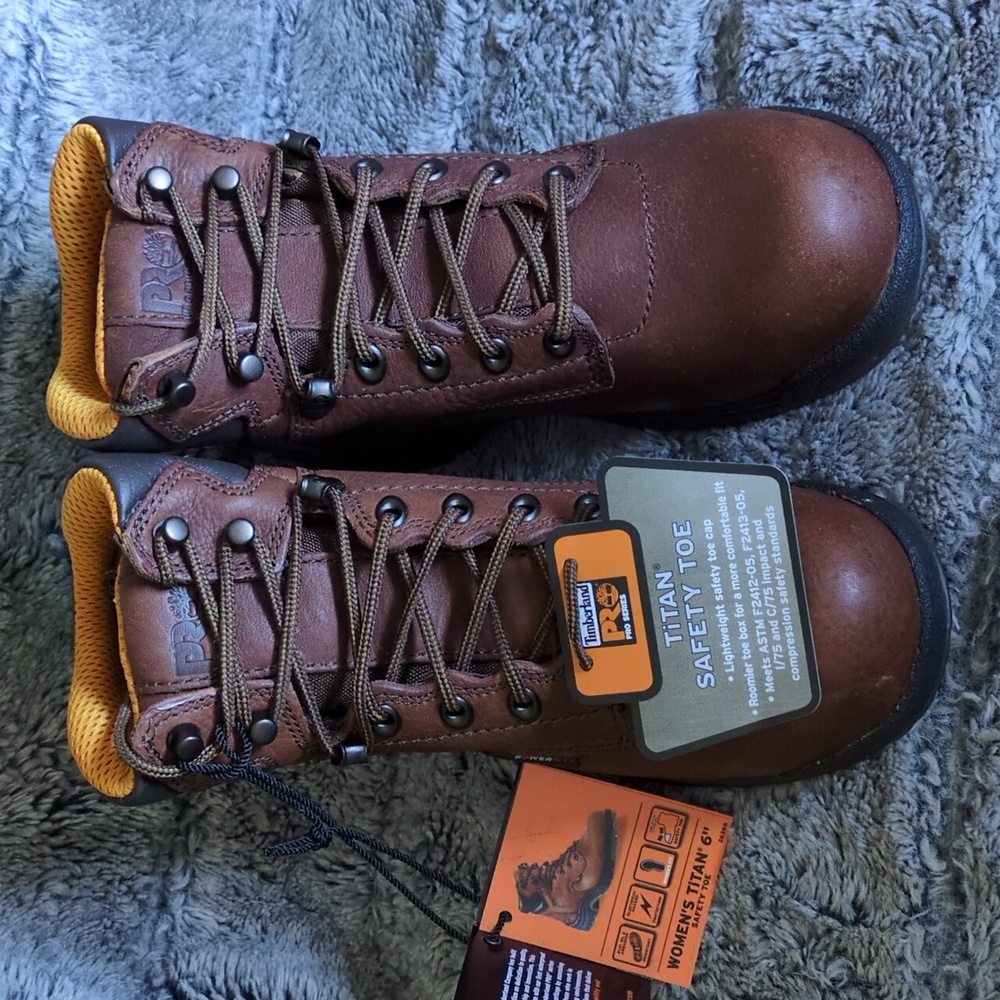 Timberland PRO Women's TiTan 6" Sz 7.5 - Picture 4 of 6